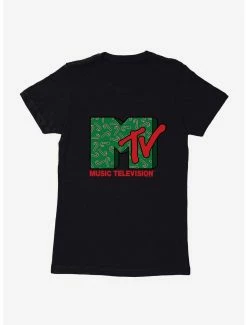 Television MTV Candy Canes Logo Womens T-Shirt