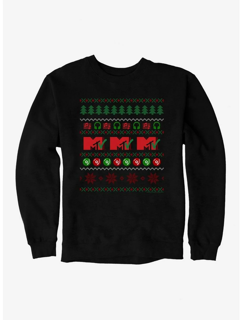 Television MTV Ugly Christmas Sweater Sweatshirt