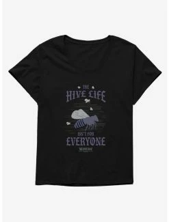 Television Wednesday The Hive Life Isn't For Everyone Womens T-Shirt Plus Size