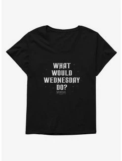 Television Wednesday What Would Wednesday Do? Womens T-Shirt Plus Size