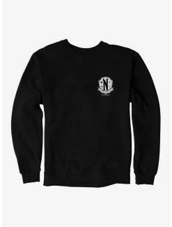 Television Wednesday Nevermore Academy Crest Sweatshirt