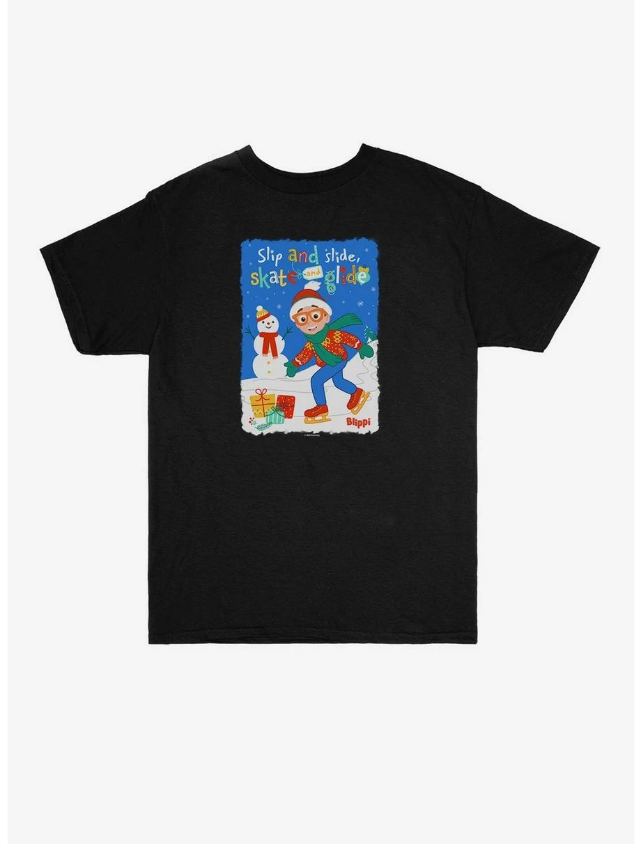 Television Blippi Skate And Glide Youth T-Shirt
