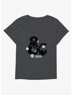 Online Exclusives Dungeons & Dragons Dice Set Ampersand Womens T-Shirt Plus Size