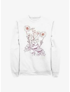 Online Exclusives Disney Tinker Bell Floral Mushroom Forest Sweatshirt