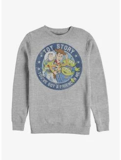 Online Exclusives Disney Pixar Toy Story You've Got A Friend In Me Circle Sweatshirt