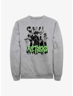 Online Exclusives Disney Villains All Tricks Sweatshirt