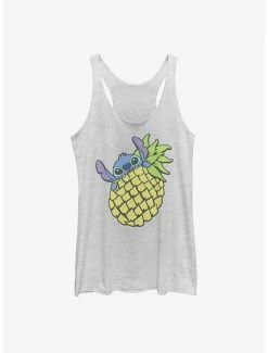 Online Exclusives Disney Lilo & Stitch Stitch Pineapple Womens Tank Top