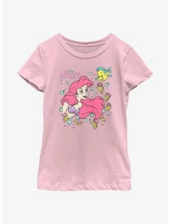 Online Exclusives Disney The Little Mermaid Ariel And Friends Youth Girls T-Shirt