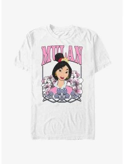 Online Exclusives Disney Mulan Floral Portrait T-Shirt