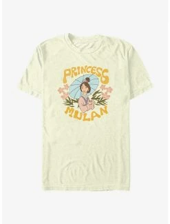 Online Exclusives Disney Mulan Retro Floral Portrait T-Shirt