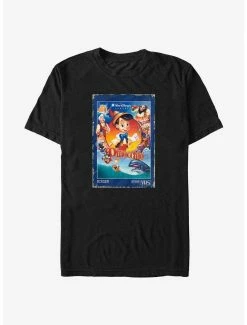 Online Exclusives Disney Pinocchio VHS Movie Poster Retro T-Shirt