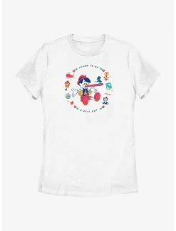 Online Exclusives Disney Pinocchio Learn To Be A Real Boy Womens T-Shirt