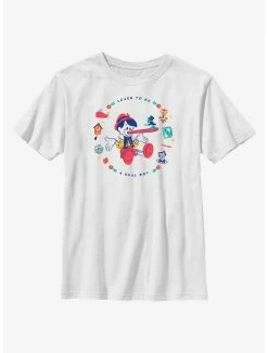 Online Exclusives Disney Pinocchio Learn To Be A Real Boy Youth T-Shirt