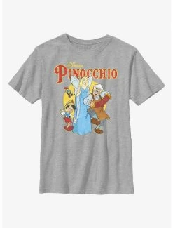Online Exclusives Disney Pinocchio Vintage Character Portrait Youth T-Shirt