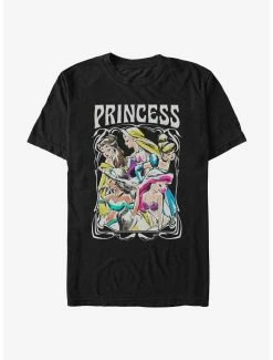 Online Exclusives Disney Princesses Retro Drawing Portrait T-Shirt