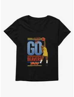 Online Exclusives Teen Wolf Go Beavers Womens T-Shirt Plus Size