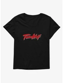 Online Exclusives Teen Wolf Title Logo Womens T-Shirt Plus Size