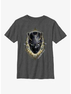 Superheroes Marvel Black Panther: Wakanda Forever Shuri Emblem Youth T-Shirt